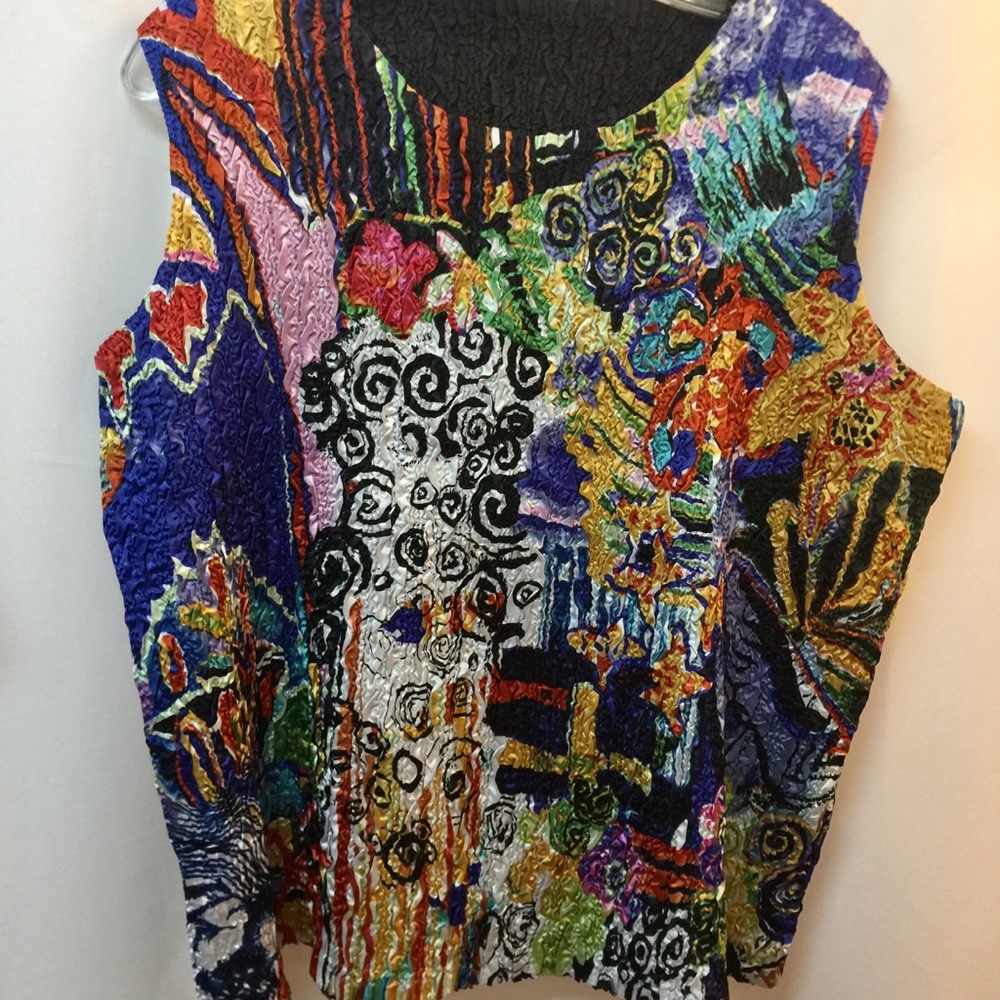 JACKET + TOP WRINKLE FREE -REVERSIBLE /WEAR 4 WAYS